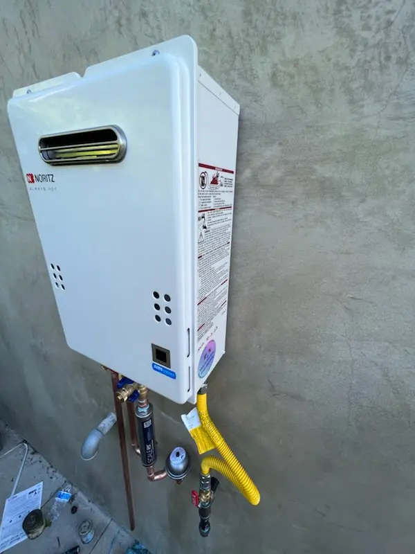 Tankless water heater installation for Broadway Estates homes
